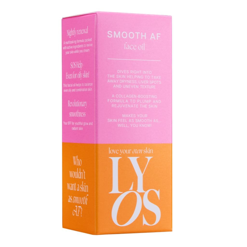 LYOS Smooth AF Face Oil kasvoöljy pakkaus