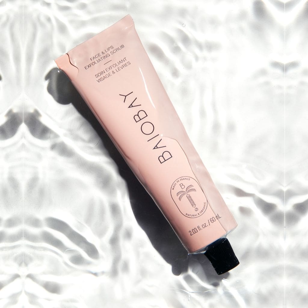 Baiobay Face & Lips Exfoliating Scrub 60ml COSMOS Organic TESTER